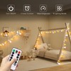 DealBeta Battery Operated Fairy String Lights, Acrylic Gems Jewels String