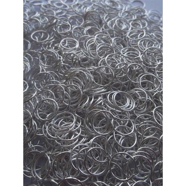 200 Silver Plated Open 10mm Jump Rings Findings for Jewellery,