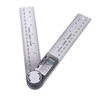 10‑390mm Stainless Steel Electronic Protractor Digital Goniometer Angle Finder Miter
