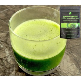 Pinnacle Matcha - Matcha Green Tea Powder - Japanese Ceremonial Grade Organic Matcha from Kagoshima - Hand Picked, Air Dried, Stone Ground - 50g