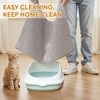 Pieviev Chenille Cat Litter Mat for Litter Box, 28"x22" Soft