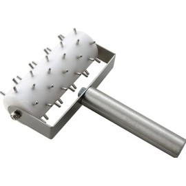 Winco RD-5, Full-Size Dough Roller Docker with Stainless Steel Handle
