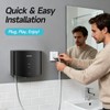 AIKE Air Wiper Compact Hand Dryer 110V 1400W Black (with