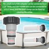 Hose Adapter with Collar Compatible with Intex Threaded Connection Pump