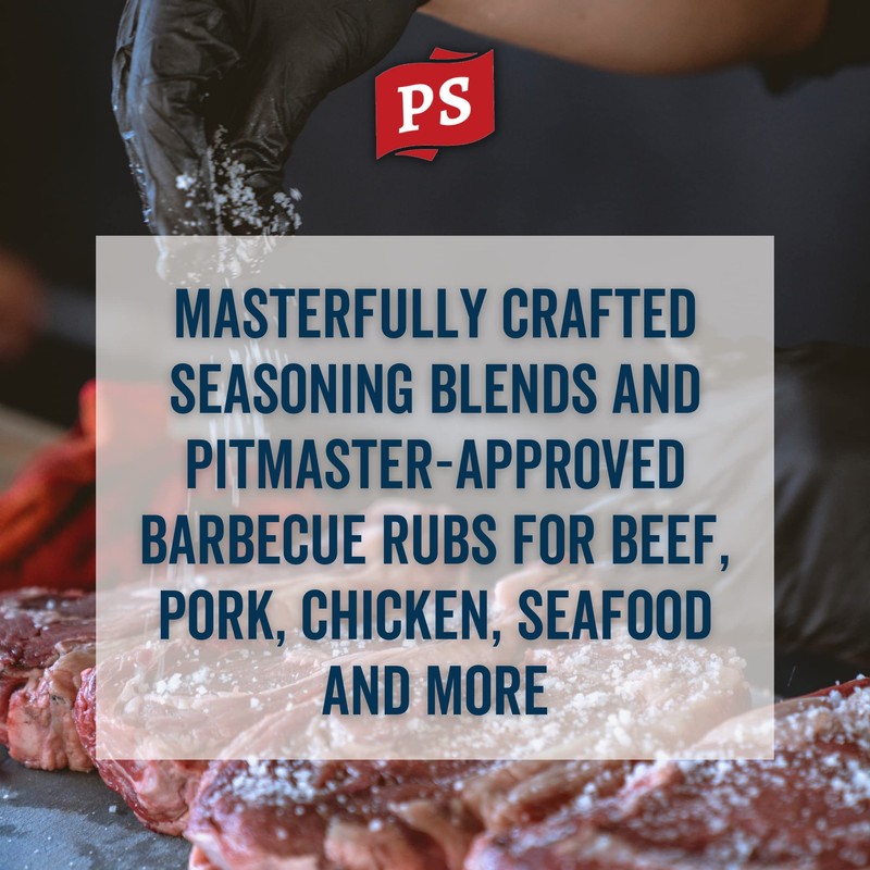PS Seasoning Black Gold - All-Purpose Garlic Pepper Seasoning with