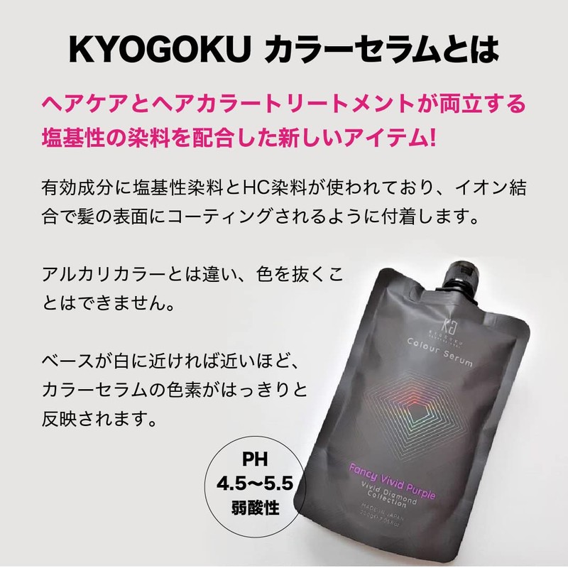 Kyogoku Color Serum Fancy Vivid Purple Color Butter Color Treatment