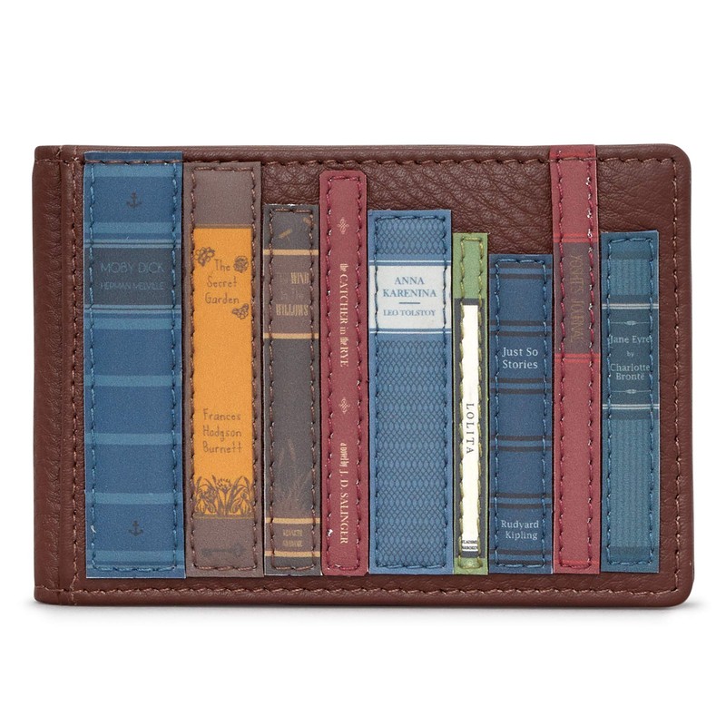 Bookworm Leather Travel Pass Holder (Brown)