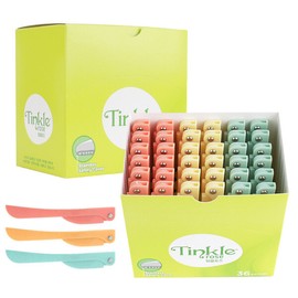 Dorco Tinkle Rose Women's Eyebrow Razor 1BOX (36P) / 도루코 팅클 로즈 여성용 눈썹면도기 1BOX(36P)