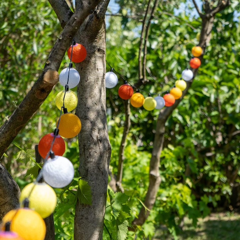 GuirLED - Outdoor garland with light balls LED guinguette -