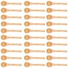 30pcs Mini Natural Wooden Children Spoon Kitchen Condiment Tool