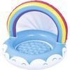 JILOng - Piscina arcoíris para bebés, 99 x 99 x