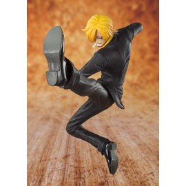 Figuarts Zero One Piece Black Foot Sanji, Approx. 5.1 inches (130 mm), ABS & PVC Painted Complete Figure