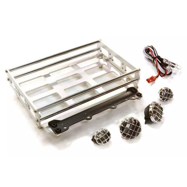 Integy Realistic 1/10 Scale Alloy Luggage Tray 102x125x29mm with 4