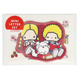 Sunstar Stationery Sanrio Letter Set Die Cut Mini Retro Sanrio Characters Patti & Jimmy S8906297
