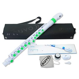 Nuvo Flute, White/Green (N220JFGN)