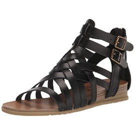 Blowfish Malibu Women's Bolivia Sandal, Black Dyecut, 8M