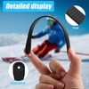 Aurorasports Snowboard Binding Straps, 8.27x0.59 Inch Plastic Snowboard Ankle Ladder