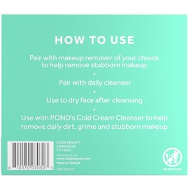 POND'S Paquete de 2 toallas faciales desechables (50 por caja) – Toallas faciales secas de base biológica ultra suaves – Toallitas desmaquillantes lim