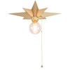 VILUXY Flush Mount Ceiling Light, Gold Star Light Fixtures Mini