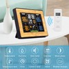 LCD Weather Forecast Station with RCC Receiving Function Wireless Thermometer