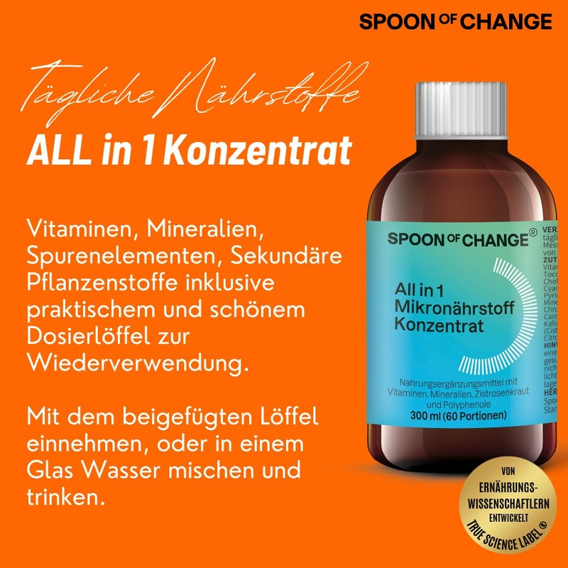 Premium All In One Micronutrient Concentrate - Liquid Multivitamin -