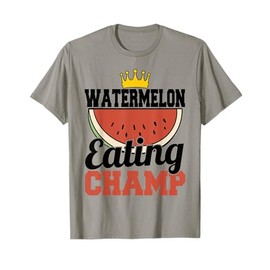 Watermelon Eating Contest Champ - Themed Party Watermelon T-Shirt