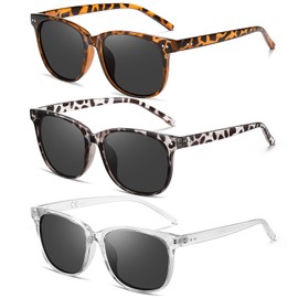 Wzerry Sunglasses for Women Polarized, Sun Glasses Vintage Style Trendy Round UV400 Protection Lens