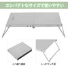 RAYKING Outdoor Table, Mini Low Table, Camping Table, 2-fold, Compact