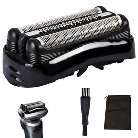 Compatible with Braun Series 3 Shaving Head, Compatible with Braun S3 Shaving Head, Compatible with Braun Razor Series 3, Easy to Use, Compatible with Men's Razor Series 3, Black (21b)