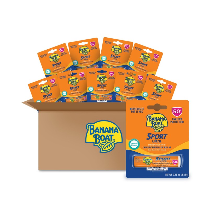Banana Boat Sport Ultra Sunscreen Lip Balm, Broad Spectrum SPF