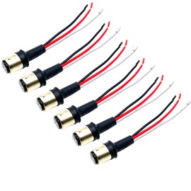 6 Pcs 1157 BAY15D Led Bulb Socket Plugs,1157 Car Light Socket Plug Adapter Connectors for Car Headlight Tail Light Turn Signal Light Retrofit