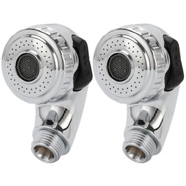 LukLoy 2 Pack Salon Shampoo Bowl Sprayer Head – Side Control 2-Mode Switch, High-Pressure Professional Standard G1/2 Handheld Faucet Sprayer Replacement for Salon Sink Hose, Spa & Pedicure Chairs