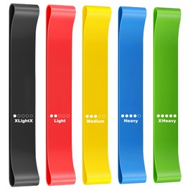 SURFOU Fitness bands set, sports rubber band, fitness band, terra bands, training fitness band, short and long gymnastics band, original training band, training bands, rubber bands, sports bands