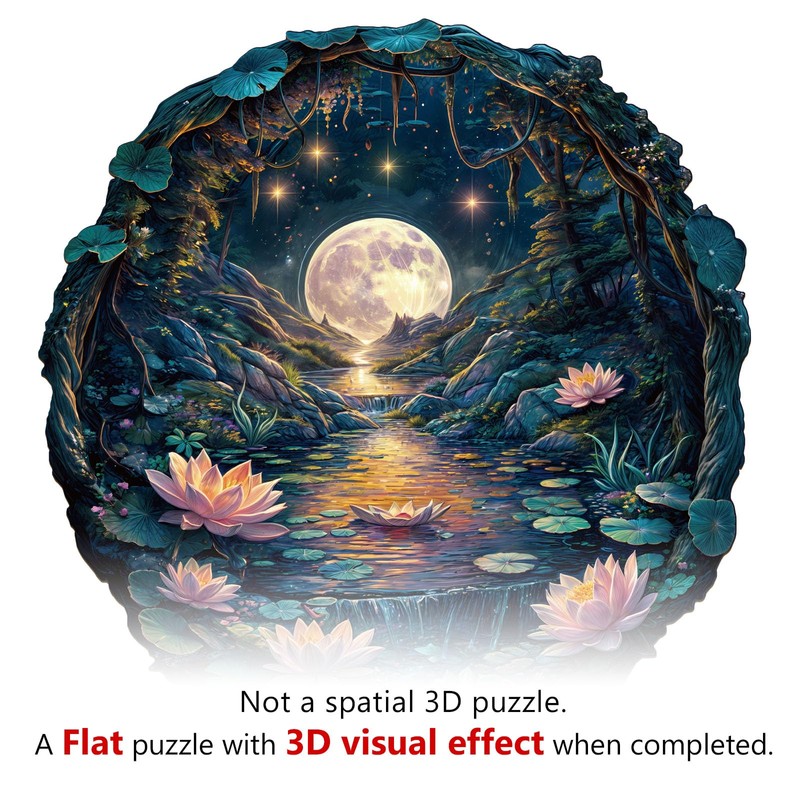 Wooden Puzzles for Adults, Wooden Jigsaw Puzzles for Adults Kids,