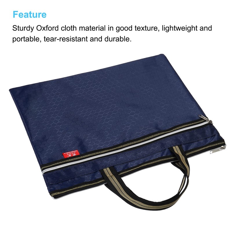 PATIKIL Waterproof Zipper File Bag, Documents Books Tools Storage Zip