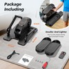Under Desk Elliptical Machine for Senior, Quiet Motorized Leg Exerciser