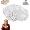 Tapas de aluminio para conservar alimentos, tapas elásticas reutilizables de