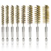 8 Pieces Bore Brush 1/4 Inch Hex Shank Brush Different