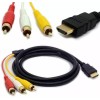 1080P HDMI Male To 3 RCA Video Audio AV Component