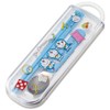 Skater CCA1AG-A Sanrio Doraemon Chopsticks and Spoon Set, Antibacterial, Line