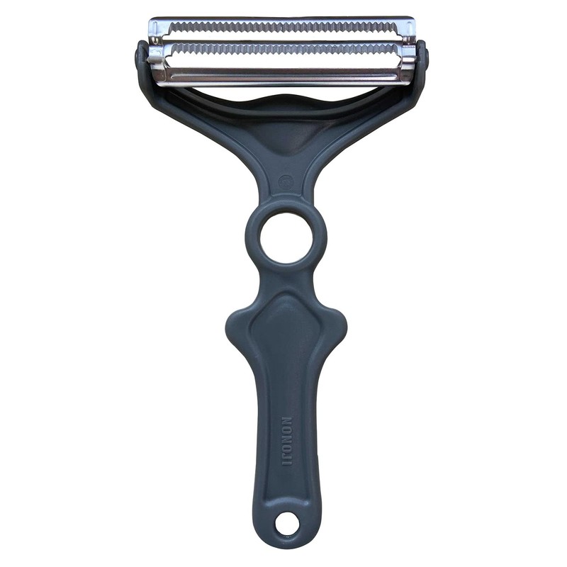 Noji NAKED CBP-05M Cabbage Peeler, 2 Blades, Double Gray, Black