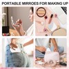 Folding Compact Mirror, Pocket Mirror for Women Handheld Foldable &
