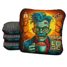Logic Cornhole Zombie Brain Tea - Multiple Bag Series Available - ACL Approved Bags - Professional Cornhole Bags Slick and Stick | Regulation Size & Weight (Prism-L 5/9 - ACL Pro)