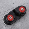 KSTE Black Aluminum Alloy Rope Buckle Holder Anchor Cam Cleat