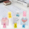 6-Pack Sticky Note Holder Clips - Funny Desk Organizer, Coworker