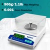 SASVY Lab Scale 500g x 0.001g Scientific Scale g/oz/ct/lb High