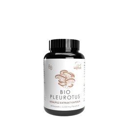 Pilze Wohlrab - Organic Pleurotus Capsule, 350 mg Oyster Mushroom Extract per Capsule, Acerola Vitamin C - Organic Quality (Pack of 60)