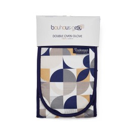 Cooksmart Double Oven Glove, Bauhaus Geo