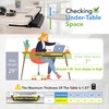 EHO Clamp-On Retractable Adjustable Keyboard Tray, Under Desk Ergonomic Keyboard