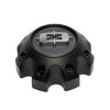 Vision Matte Black 8 Lug Wheel Center Cap C360-8V